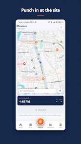 Build Tack app attendance map screen